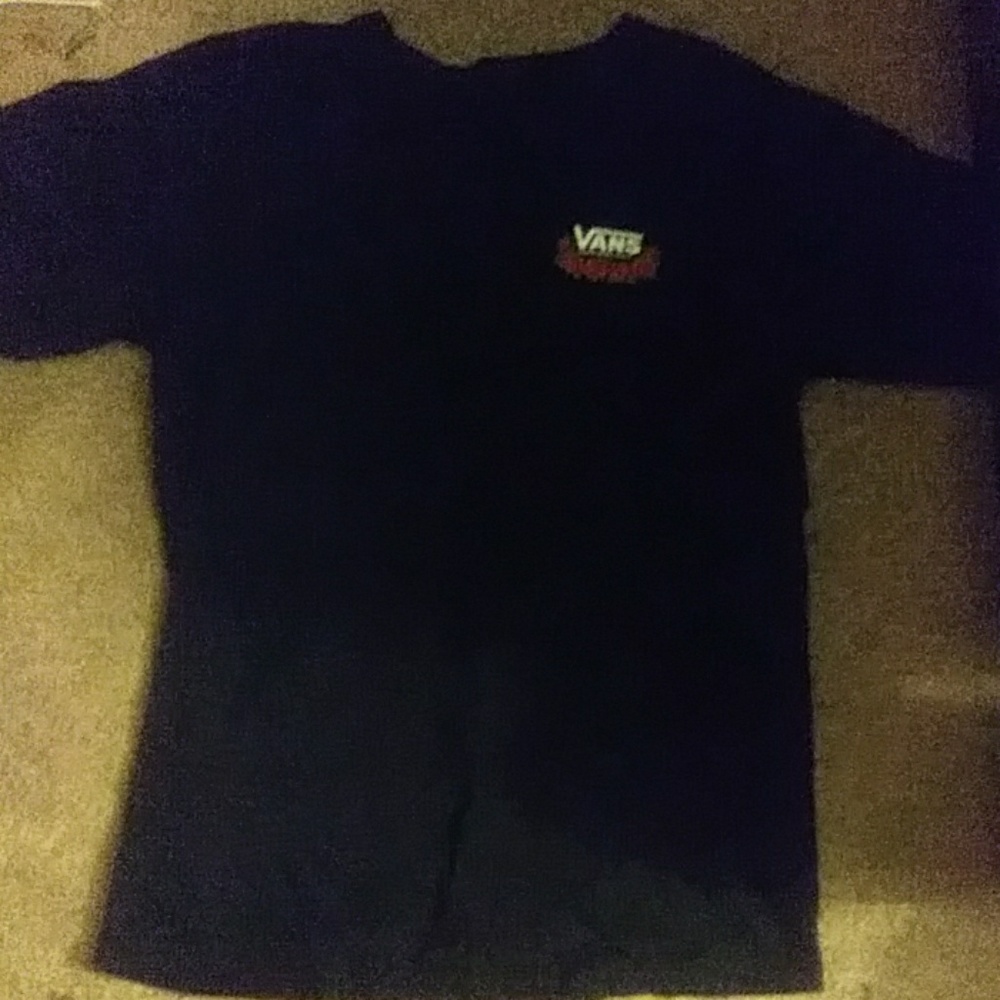 Red rose vans t shirt
